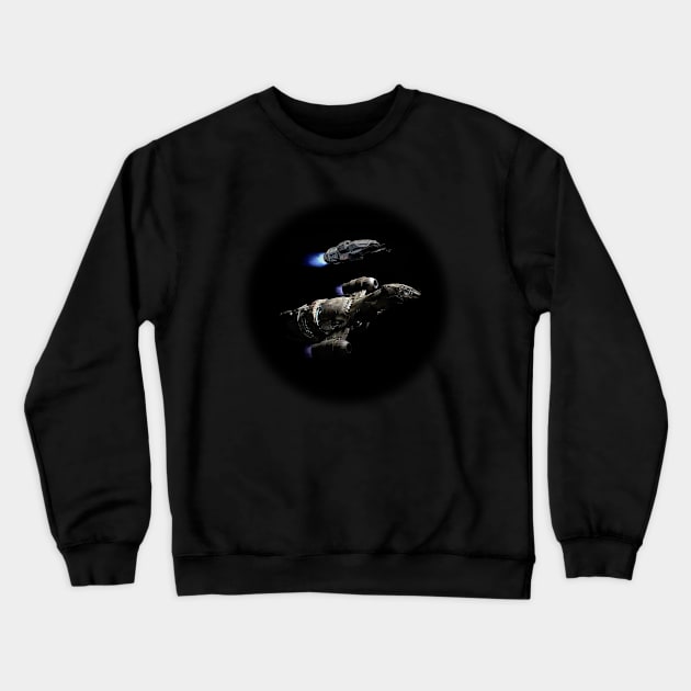 Serenity and Rocinante Crewneck Sweatshirt by Manatee Max